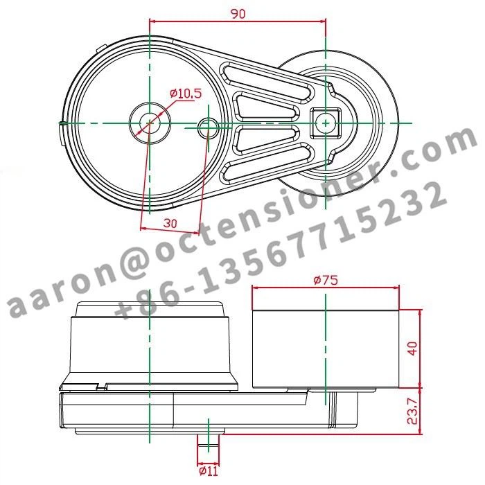 Extra Heavy Off-road Vehicle Tensioner A9062003970 9062003970 A9062003970 for Benz Europe Vehicles